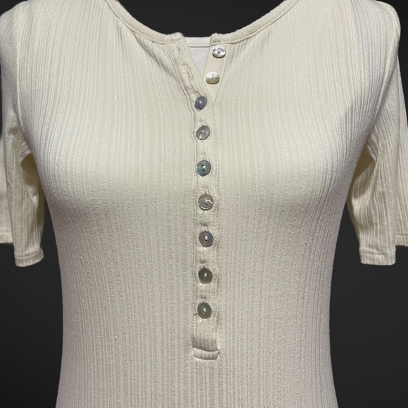 Dolan “Orla” (Anthropologie) Ivory Henley Maxi Dress – NWT - Picture 4 of 5